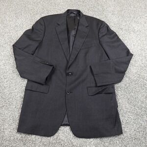 VTG Brooks Brothers Jacket Mens 43 Black Wool Sports Coat Blazer Suit 1818 USA
